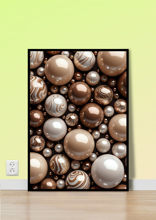 Cocoa Orbs poster Wall Art