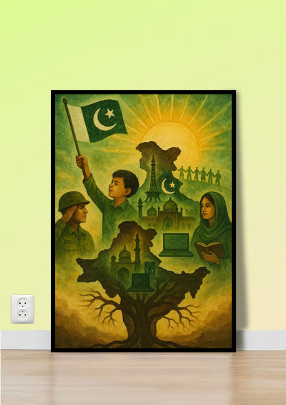 The Spirit of Pakistan Pak Army Poster Wall Art