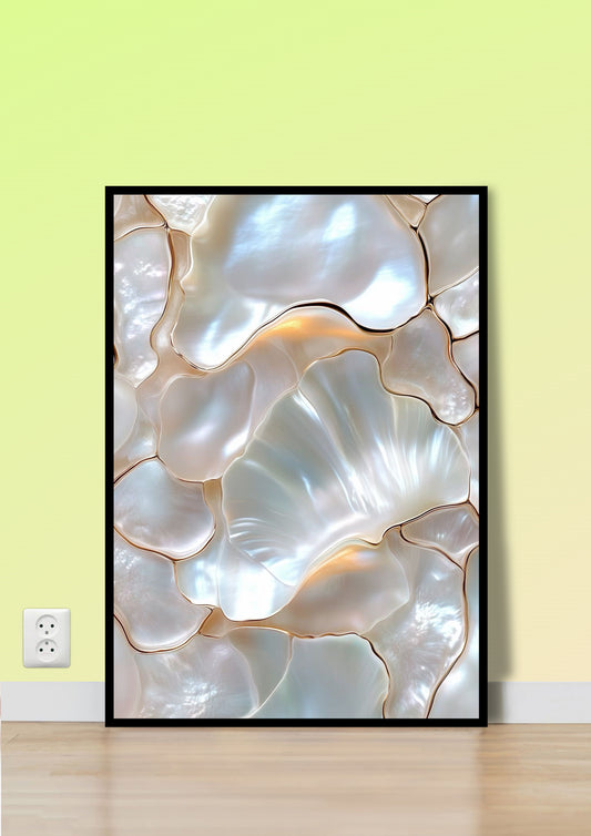 Mother of Pearl Bloom poster Wall Art