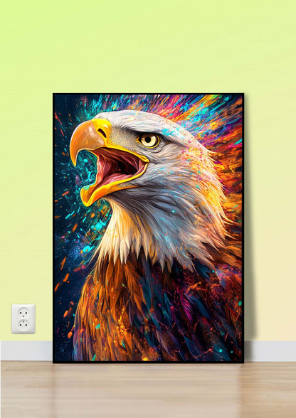 Radiant Fury Poster Wall Art