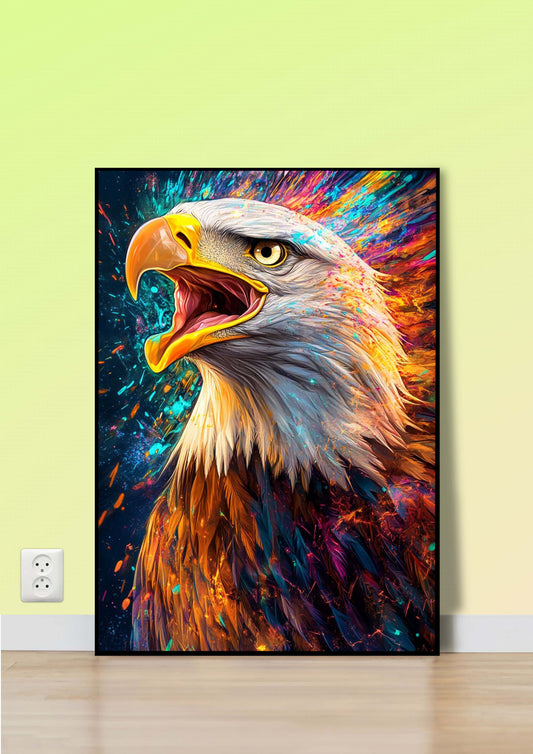 Radiant Fury Poster Wall Art