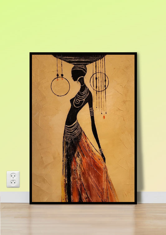 Tribal Lines Poster Wall Art