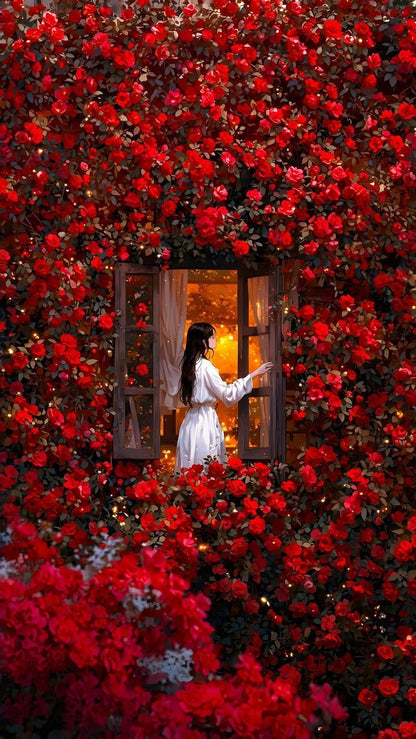 The Secret Garden View Poster Wall Art