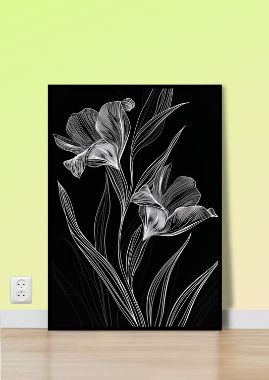 Elegance in Silence Poster Wall Art