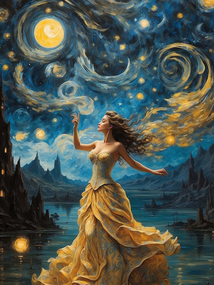 Starry Waltz Diamond Painting Kit
