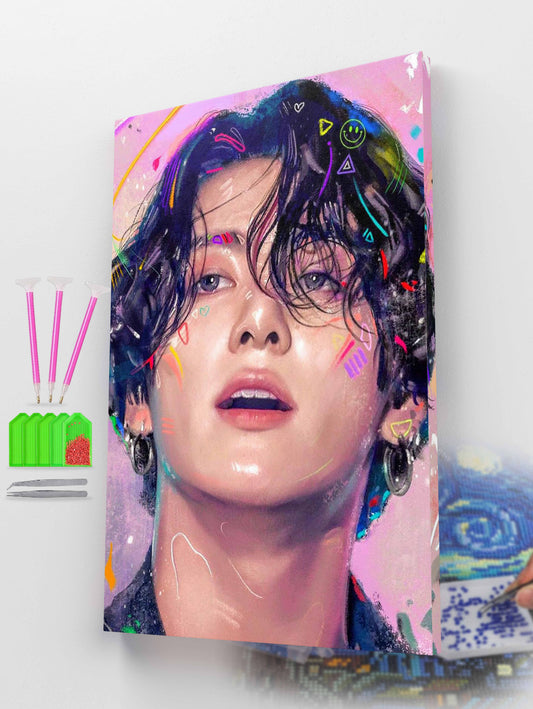 Jungkook Inspired Diamond Painting Kit