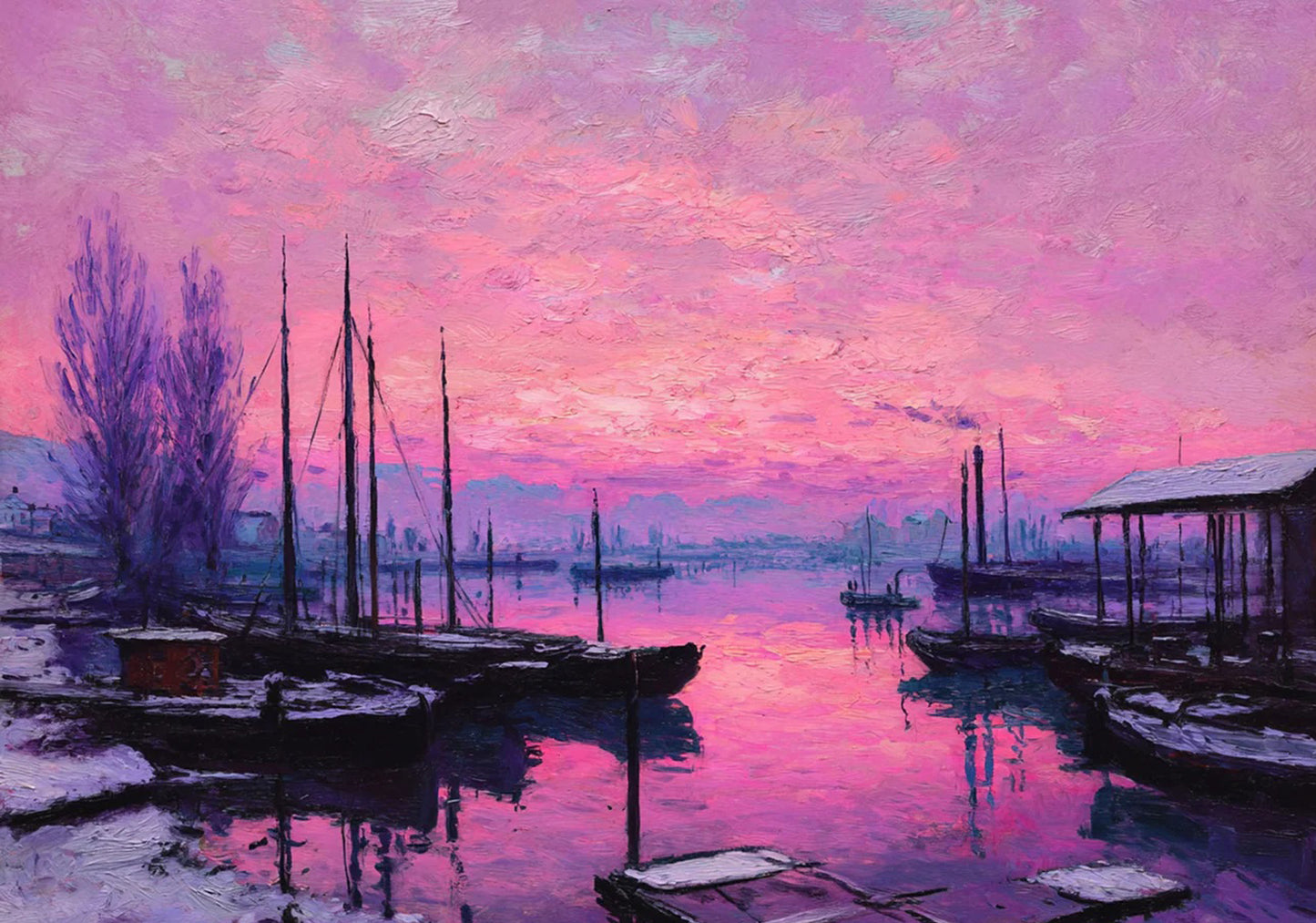 Resting Boats Diamond Painting Kit