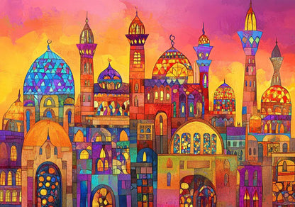Domes of Dawn Diamond Painting Kit