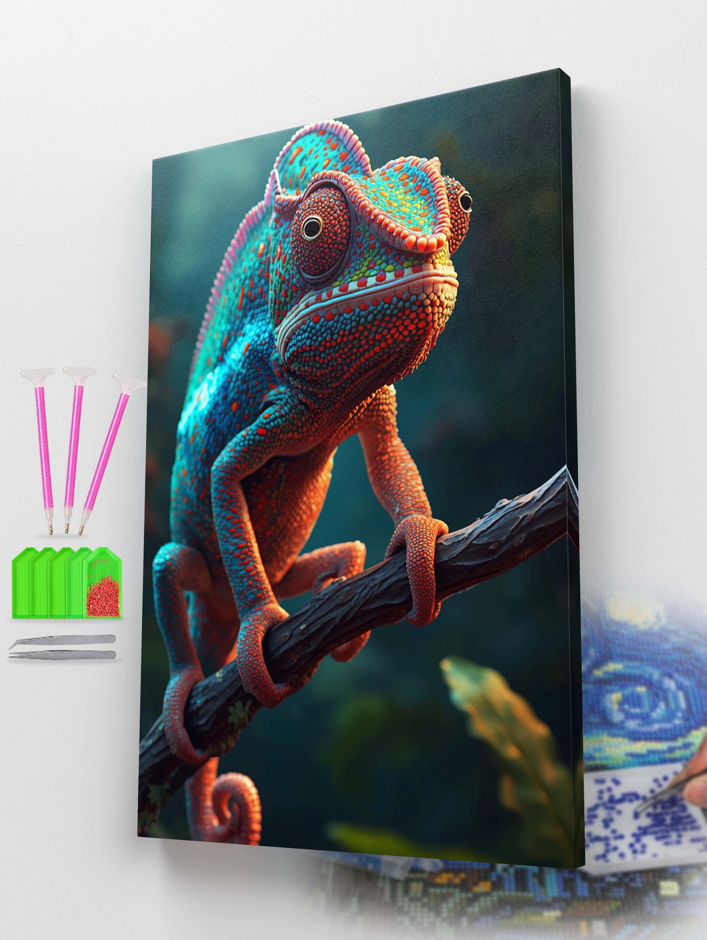 Neon Guardian Diamond Painting Kit