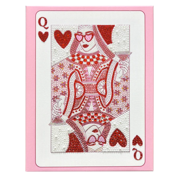 Queen of Hearts Bedazzling Canvas Kit