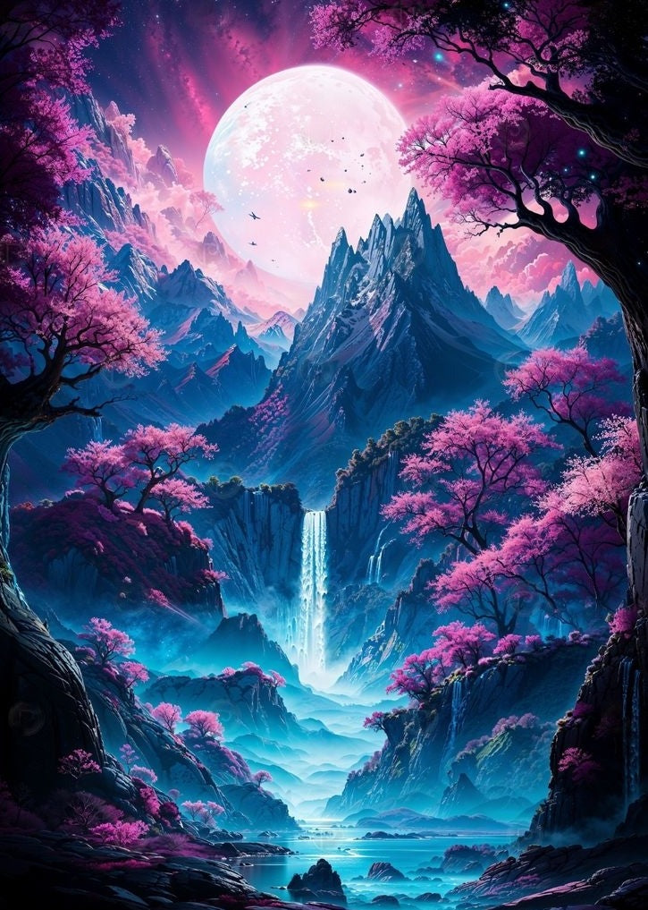 Japanese Lunar Fantasy | Diamond Art Kit