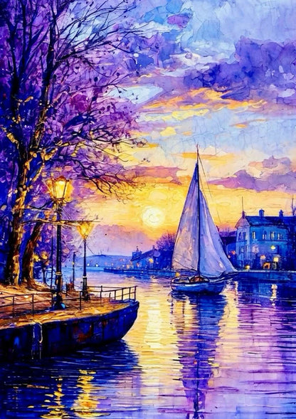 Twilight Voyage Poster Wall Art