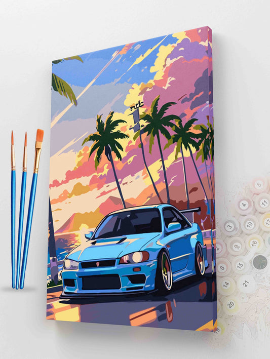 Skyline Dreams Paint by Numbers kit