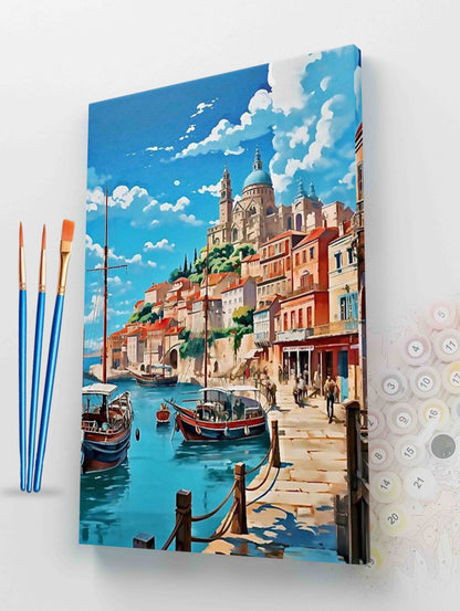 Port de Marseille | Paint by Numbers Kit