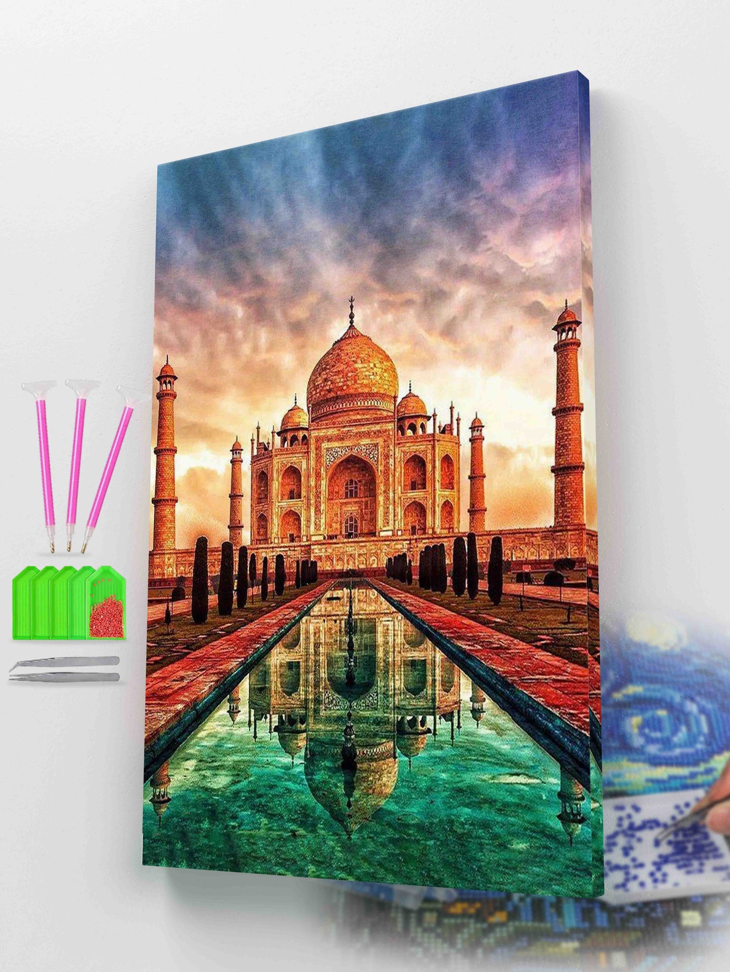 Majestic Taj Mahal | Diamond Painting Kit