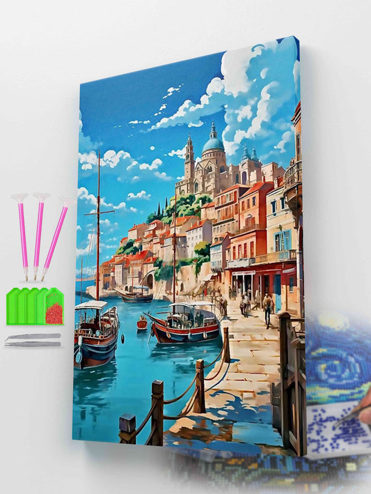 Port de Marseille | Paint by Diamonds Kit