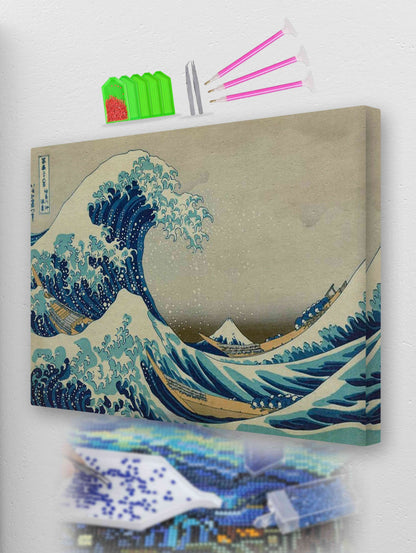 The Great Wave of Kangawa Diamond Painting kit