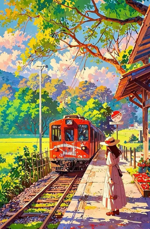 Golden Hour Departure Diamond Painting Kit
