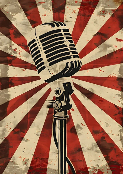 Mic of the Revolution poster Wall Art