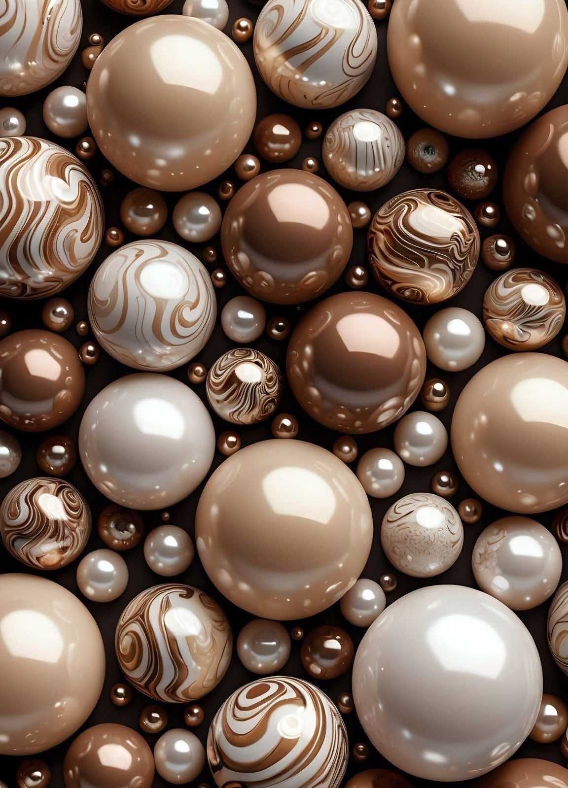 Cocoa Orbs poster Wall Art