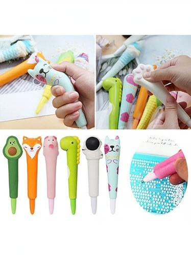 Funky Diamond Drill Pen with Soft Comfortable Grip