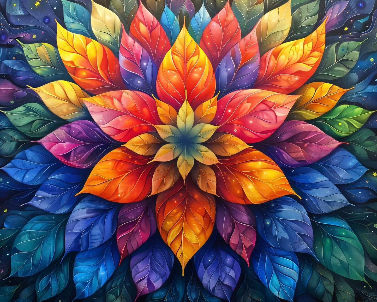 Celestial bloom Diamond Painting Kit