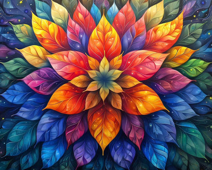 Celestial bloom Diamond Painting Kit