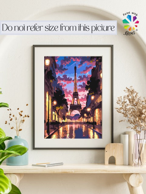 Evening in Paris Paint by Numbers kit
