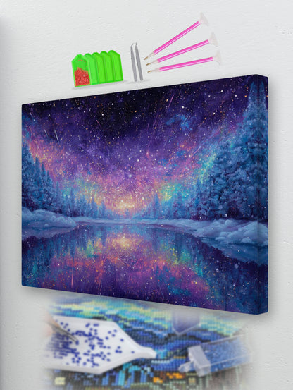 The Galaxy Lake Diamond Painting Kit