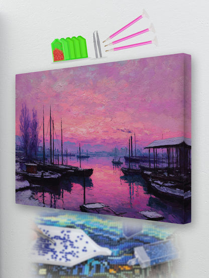 Resting Boats Diamond Painting Kit