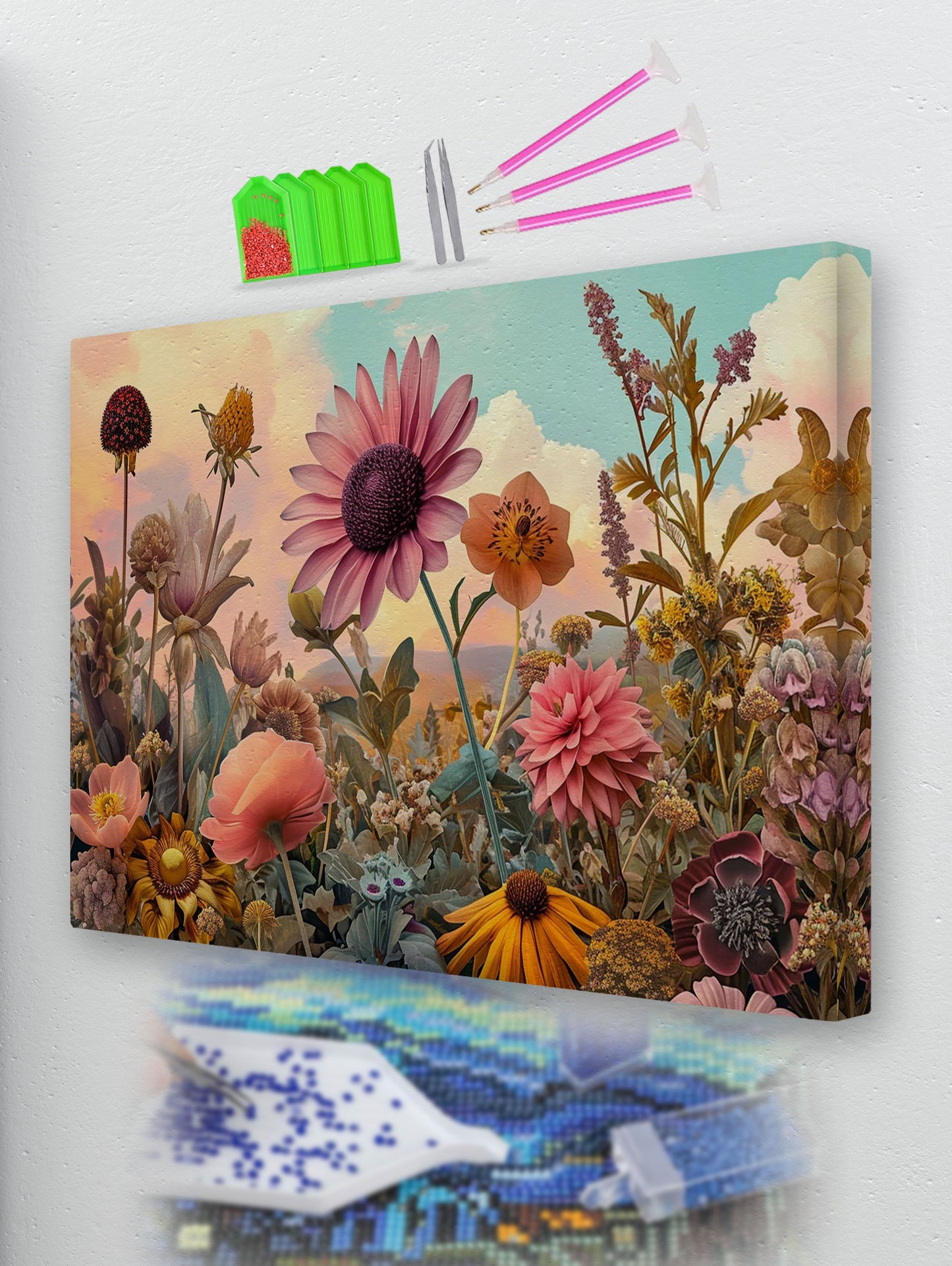 The Flower Valley Diamond Painting Kit