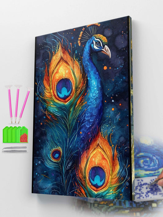 Majestic Peacock Diamond Painting Kit