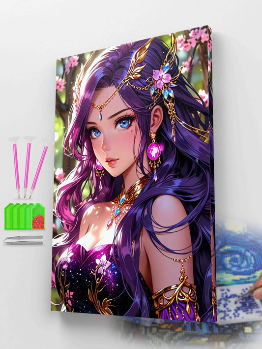 Princess of the Twilight Petals Diamond Painting Kit