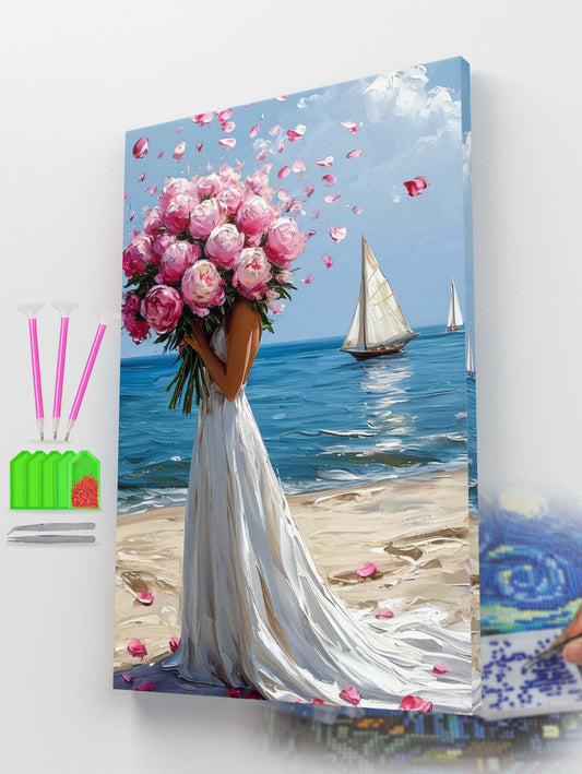 Sea of Petals Diamond Painting Kit