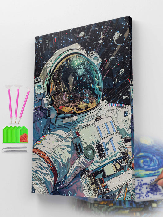 Astronaut Space Art Diamond Painting Kit