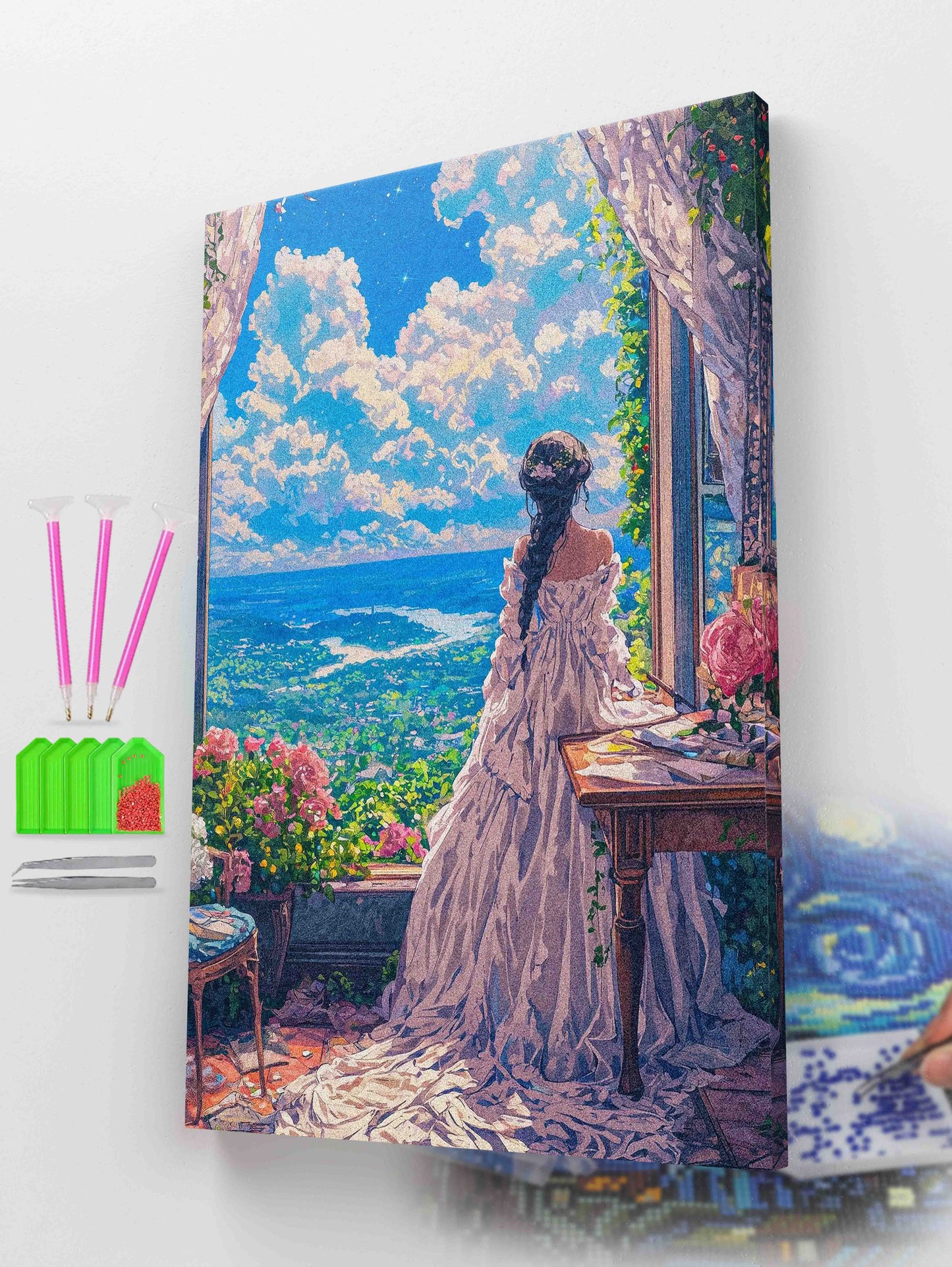 Beneath a Blooming Sky Diamond Painting Kit