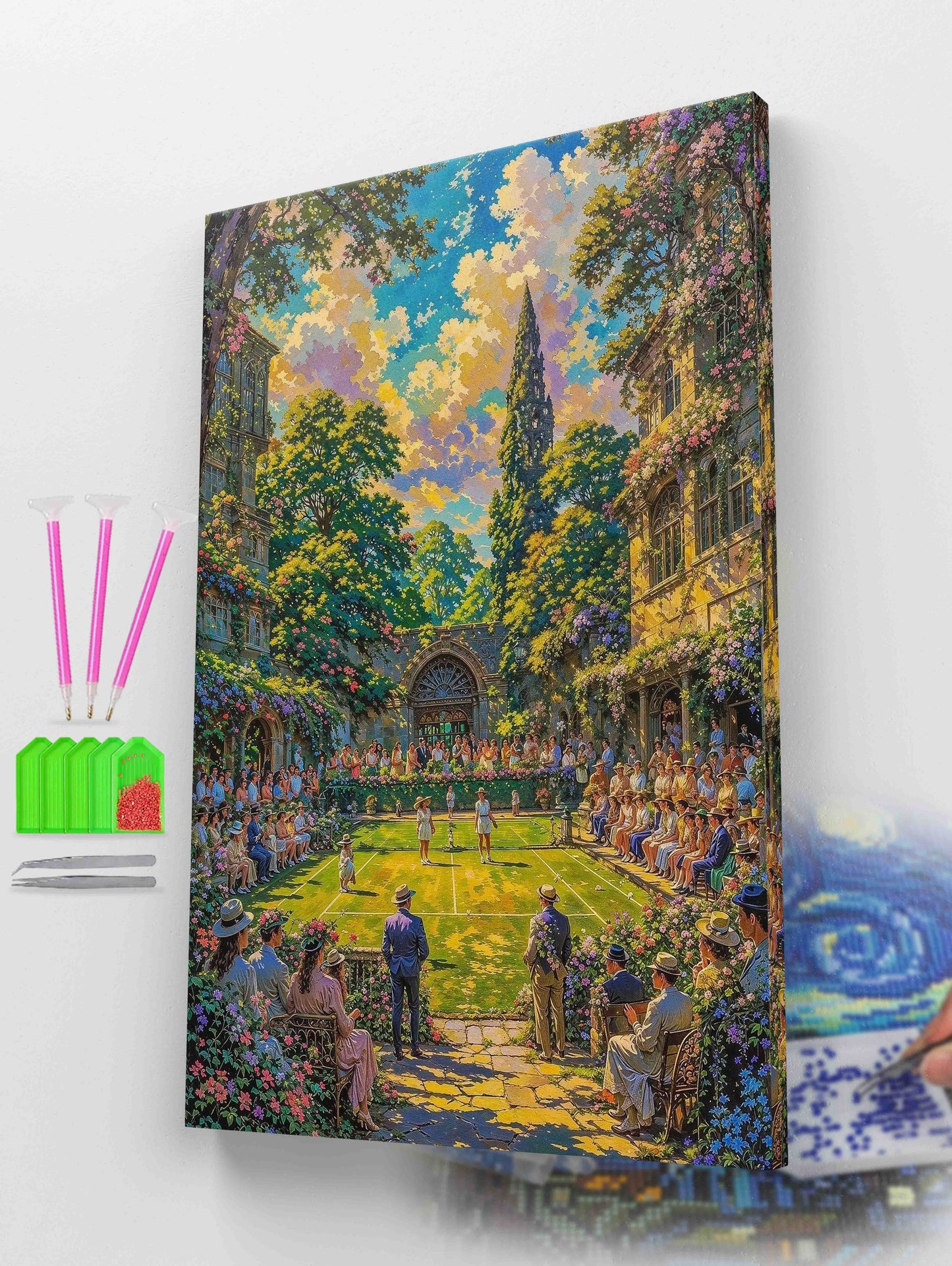 The Court of Roses Diamond Painting Kit