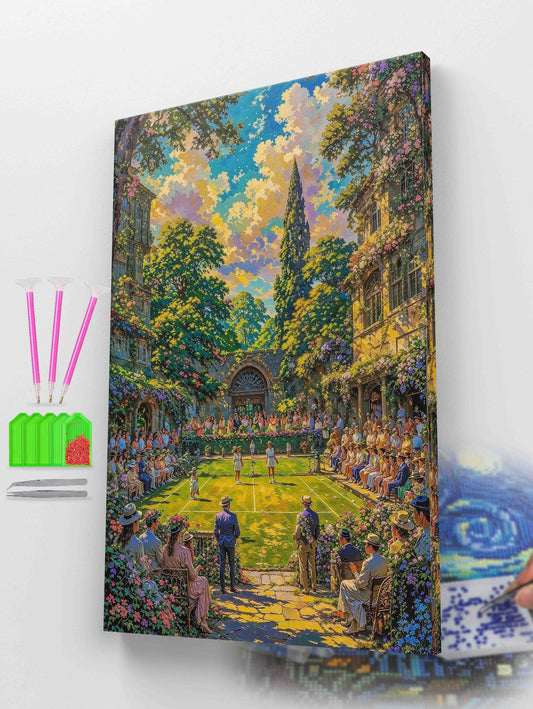 The Court of Roses Diamond Painting Kit