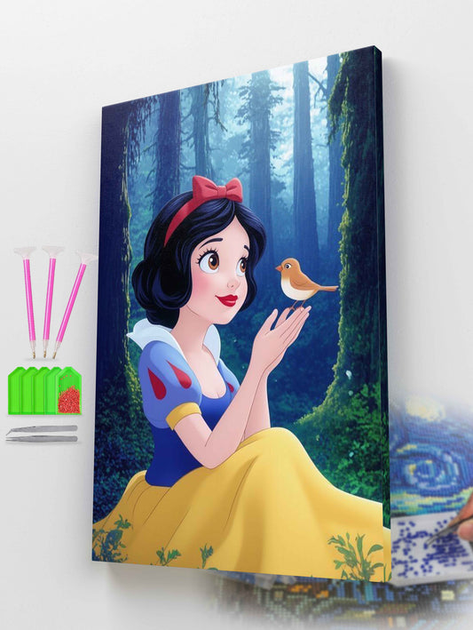 Snow White Enchanted Forest Diamond Painting Kit