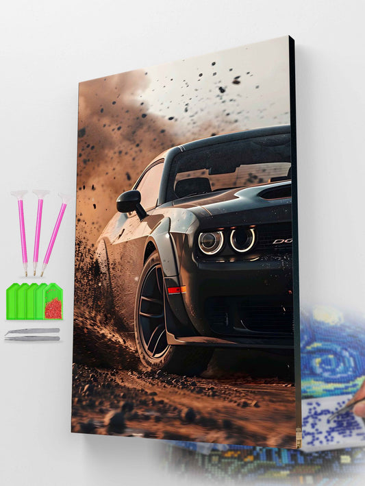 The Drift King Diamond Painting Kit
