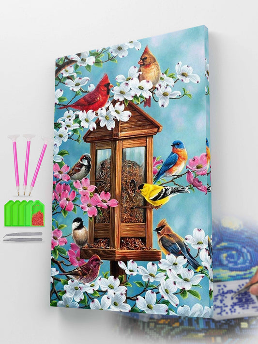 Colorful Birds Diamond Painting Kit