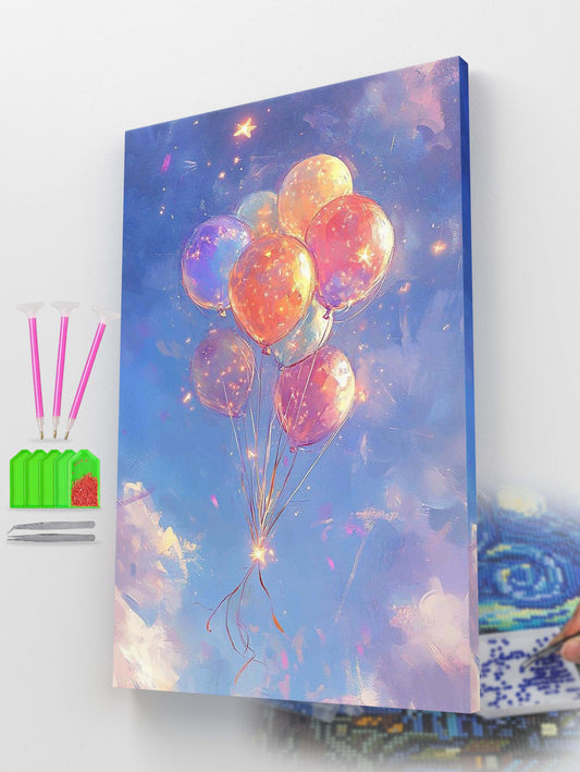 Starlight Balloons Diamond Painting Kit