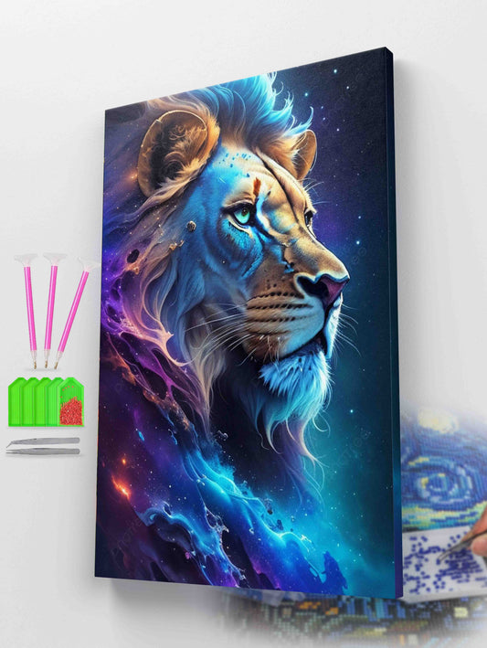Galaxy Lion Diamond Painting Kit