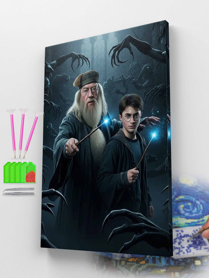 Two Against the Dark Harry Potter Diamond Painting Kit