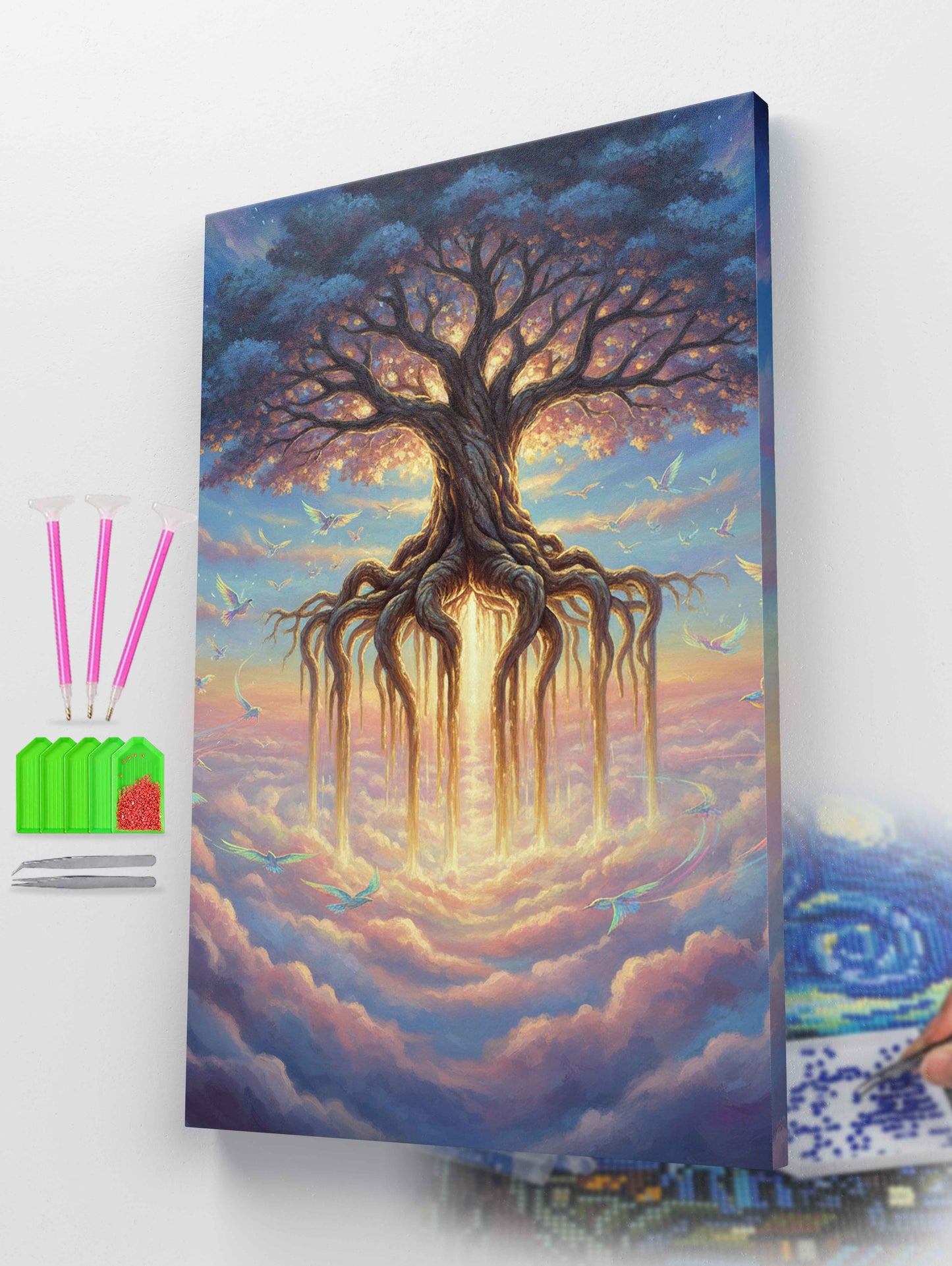 Mystical Floating Tree Diamond Painting Kit