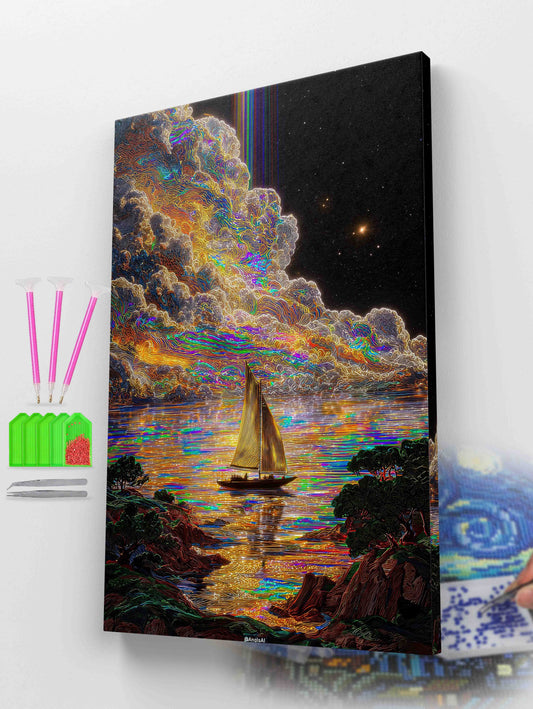Luminous Horizon Diamond Painting Kit