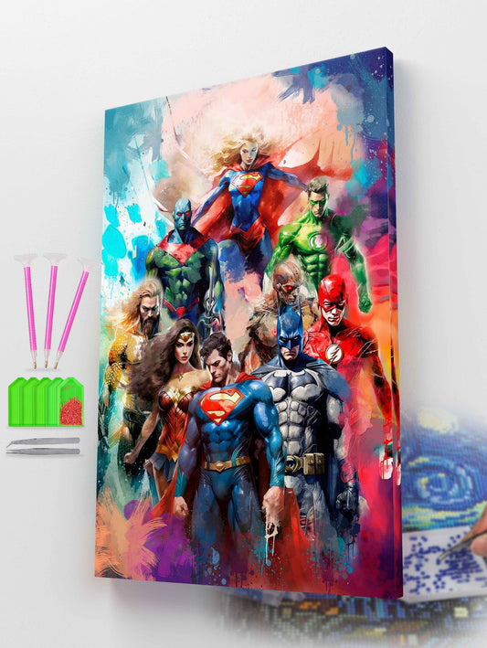 Justice League United Diamond Painting Kit