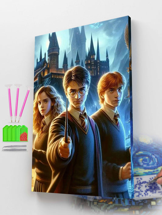 Defenders of Hogwarts Harry Potter Diamond Painting Kit