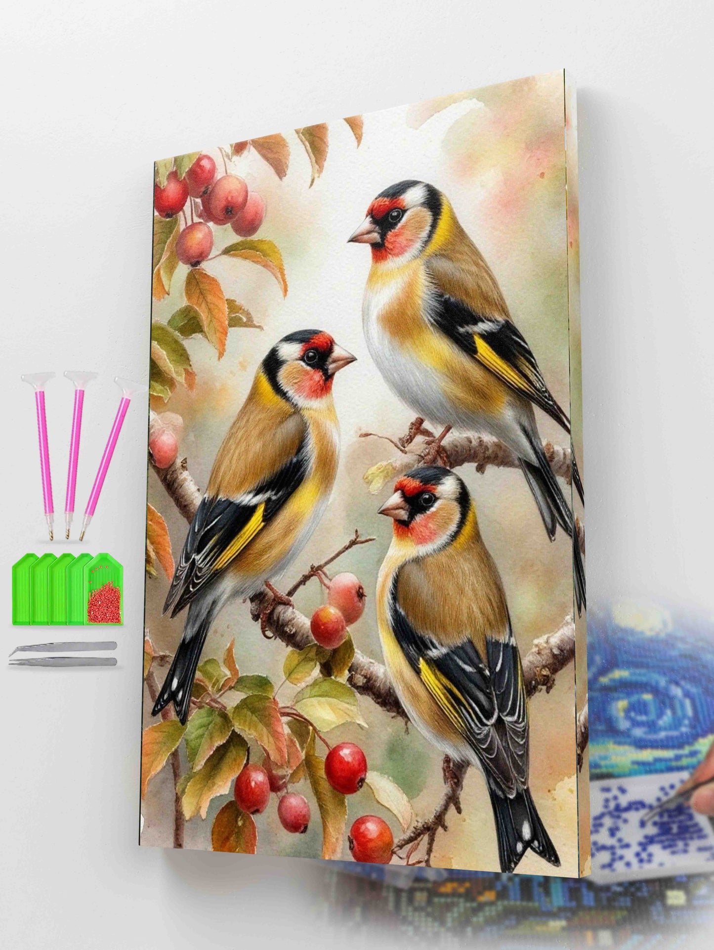 Goldfinch Bird Painting Diamond Painting Kit