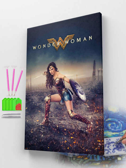 Legendary Wonder Woman Art Diamond Painting Kit